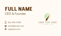 Leaf Butterfly Tree Business Card Image Preview