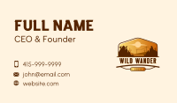 Adventure Desert Outdoor Business Card Image Preview