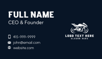 Motorcycle Race Rider Business Card Preview