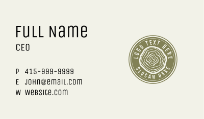 Woodwork Lumberjack Business Business Card Image Preview