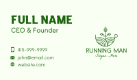 Monoline Plant Gardening Business Card Image Preview