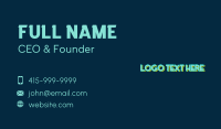 Popart Playful Wordmark Business Card Image Preview