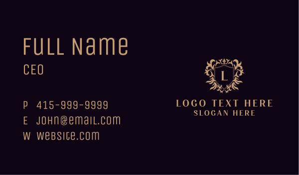 Crown Royal Monarchy Business Card Design Image Preview