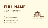 Greek Landmark Structure Business Card Image Preview