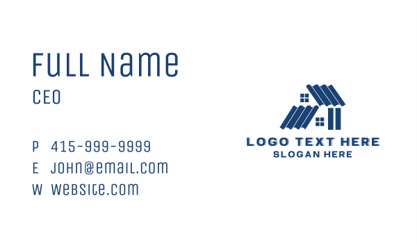 Roof Maintenance Repair Business Card Design Image Preview