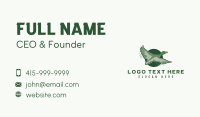 Flying Duck Bird Business Card Design