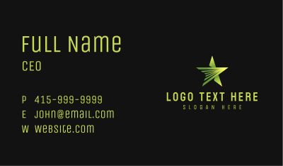 Star Art Studio Agency Business Card Image Preview