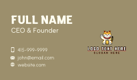 Letter Cat Calico Business Card Image Preview