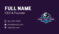 Soccer Team Tournament Business Card Design
