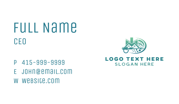 Home Cleaning Maintenance Business Card Design Image Preview