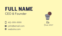 Basketball Game Hoop Business Card Image Preview