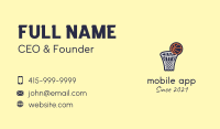 Basketball Game Hoop Business Card Image Preview