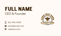 Insect Honey Bee Business Card Design