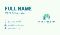 House Sanitation Cleaning Bucket Business Card Image Preview