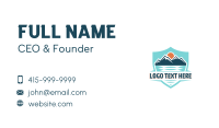 Travel Getaway Mountain Business Card Image Preview