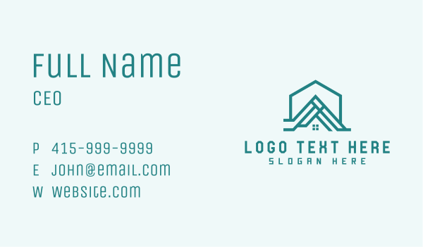 Roof Home Improvement Business Card Design Image Preview