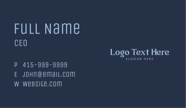 Elegant Beauty Wordmark Business Card Design Image Preview