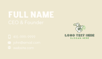 Smoking Marijuana Hand Business Card Design