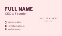 Feminine Boutique Lettermark Business Card Image Preview