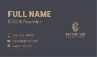Creative Agency Letter G Business Card Image Preview