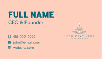 Herbal Weed Oil Business Card Image Preview