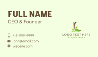 Nature Leaf Letter L Business Card Image Preview