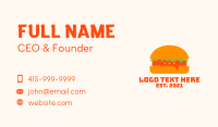Cheeseburger Chat  Business Card Design