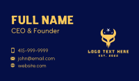 Evil Demon Skull Esports Business Card Design