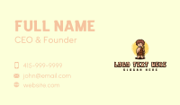 Native Caveman Tribe Business Card Design