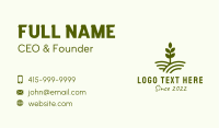 Seedling Farm Plant  Business Card Image Preview