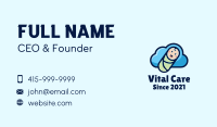 Cloud Baby Swaddle Business Card Image Preview