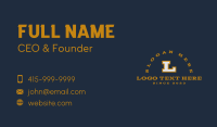 Sports Team Lettermark Business Card Image Preview