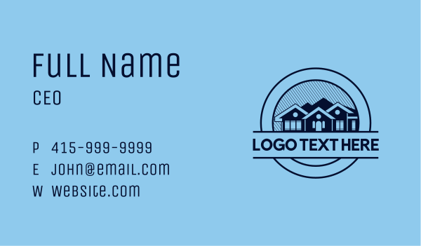 House Property Badge Business Card Design Image Preview