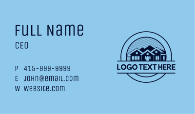 House Property Badge Business Card
