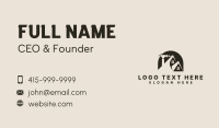 Carpentry Hammer House Business Card Design