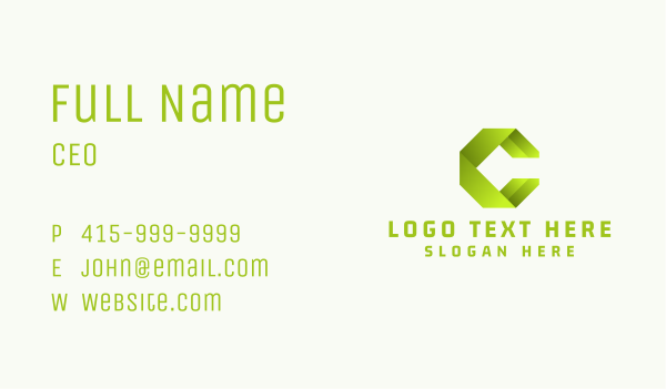 Cyber Tech Software Programming Business Card Design Image Preview