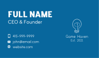 Light Bulb Brain Business Card Image Preview
