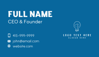 Light Bulb Brain Business Card Image Preview