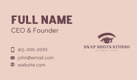 Makeup Artist Eyelash Business Card Image Preview