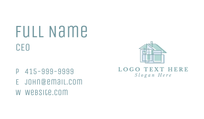 House Architecture Property  Business Card Image Preview