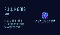 Tech Bubble Sphere Business Card Image Preview