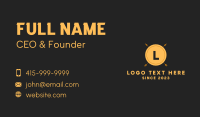 Ancient Tribal Letter  Business Card Image Preview