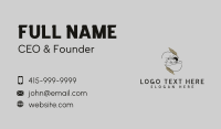 Male Massage Therapist Business Card Design