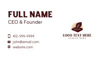 Organic Chocolate Bar Candy Business Card Design