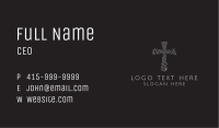 Religious Cross Thumbmark Business Card Image Preview