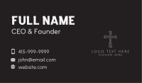 Religious Cross Thumbmark Business Card Image Preview