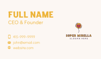 Balloon Heart Event Business Card Image Preview