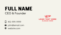 Red Eagle Flag Business Card Design