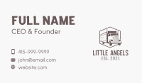 Delivery Cargo Truck  Business Card Image Preview