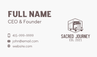 Delivery Cargo Truck  Business Card Image Preview